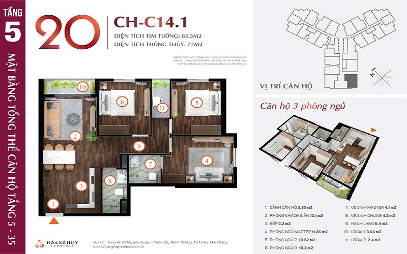 Chung cư Hoàng Huy Commerce