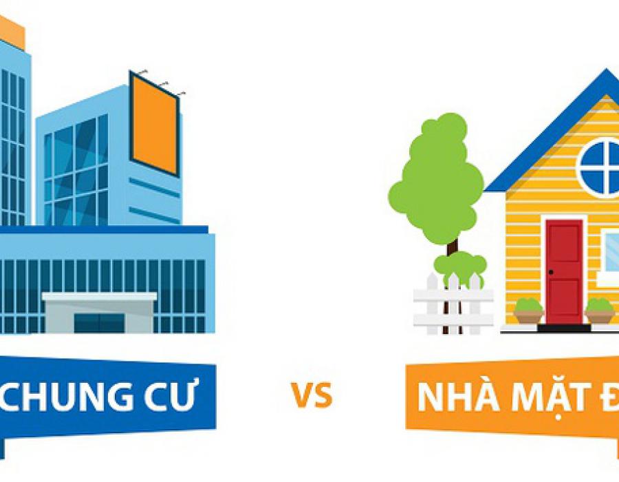 Nên mua chung cư hay nhà mặt đất?